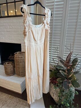 Lucky Brand Ruffle Tank Maxi
